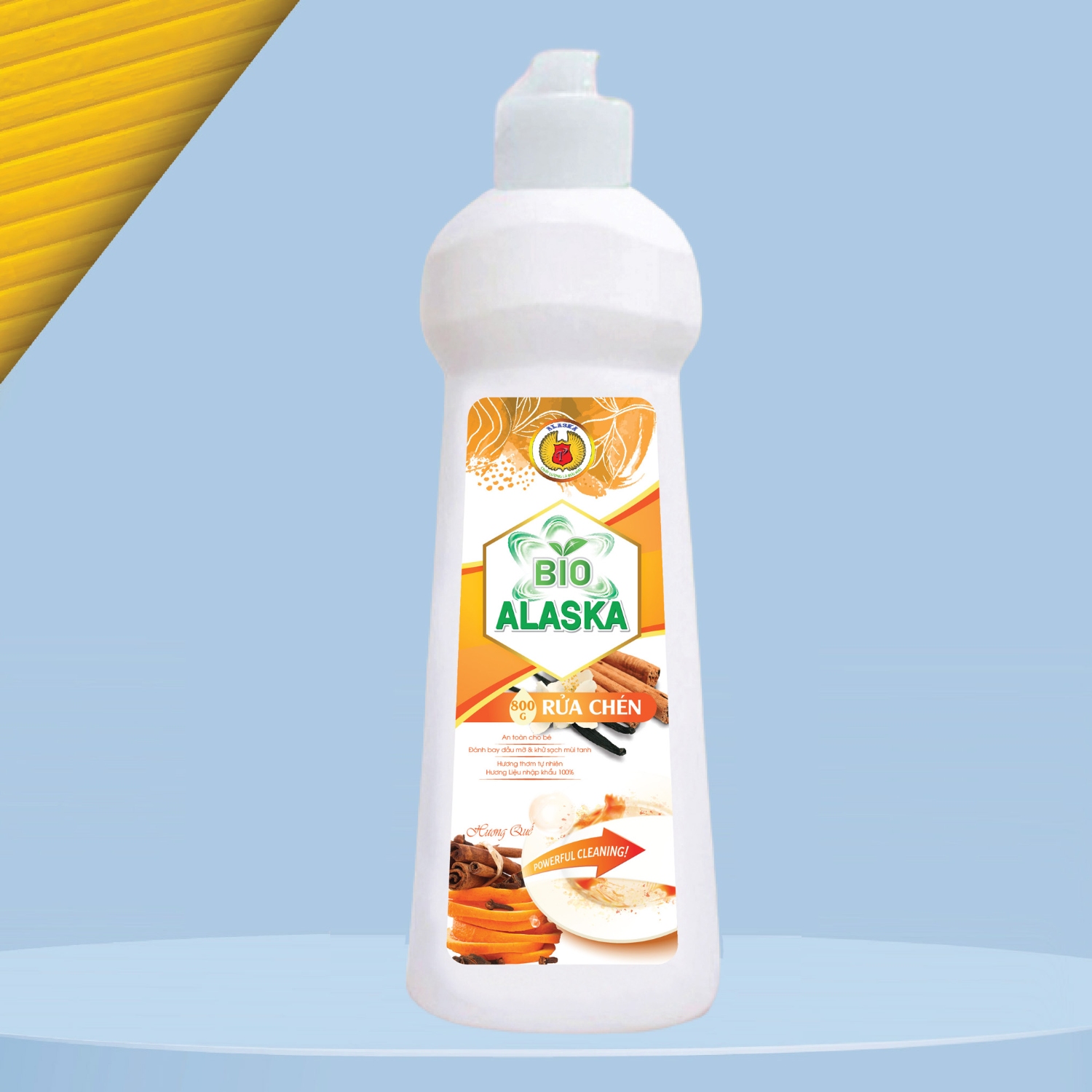 Nước rửa chén cao cấp hương quế 800g Nước rửa chén cao cấp hương quế 800g