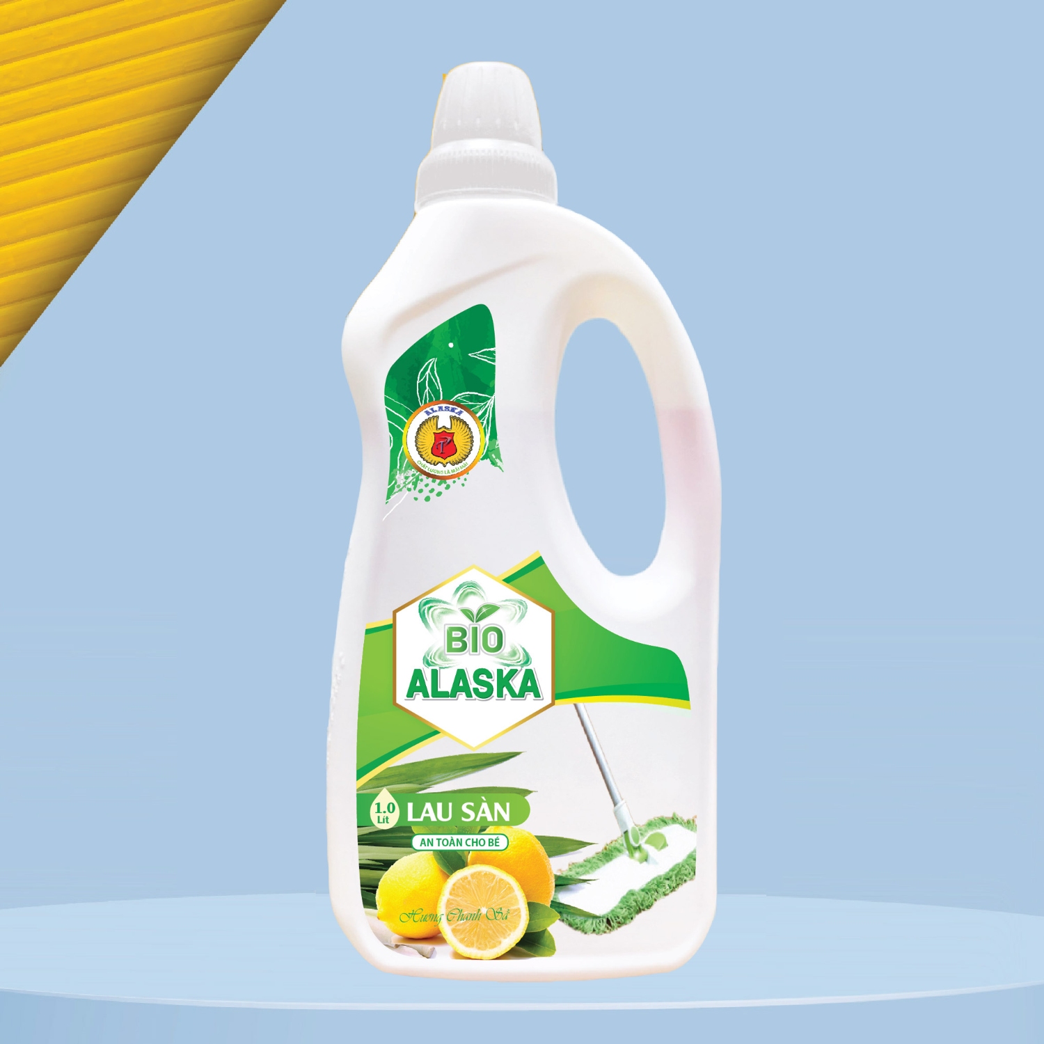 Lau sàn cao cấp hương chanh sả 1L Lau sàn cao cấp hương chanh sả 1L
