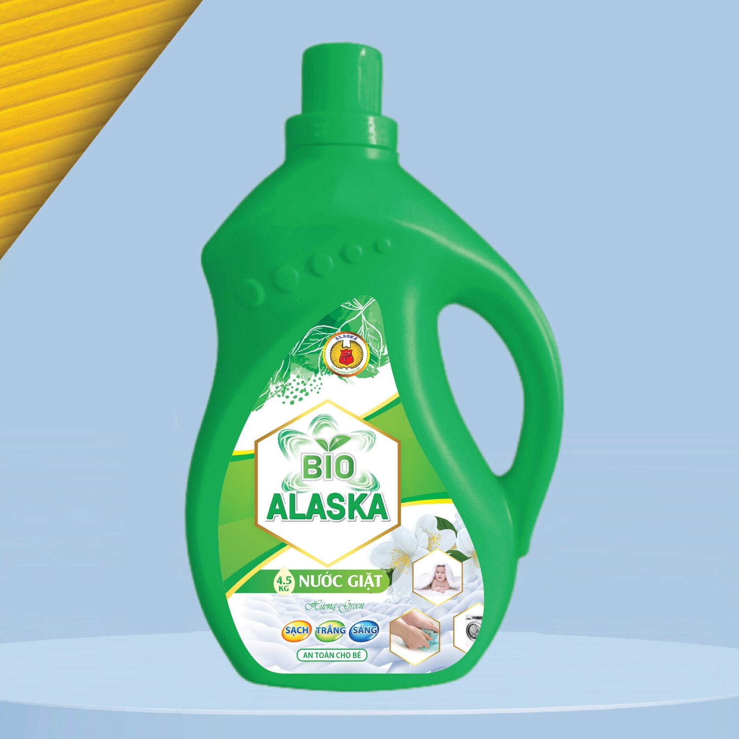 Nước giặt xả cao cấp hương Green 4,5kg Nước giặt xả cao cấp hương Green 4,5kg